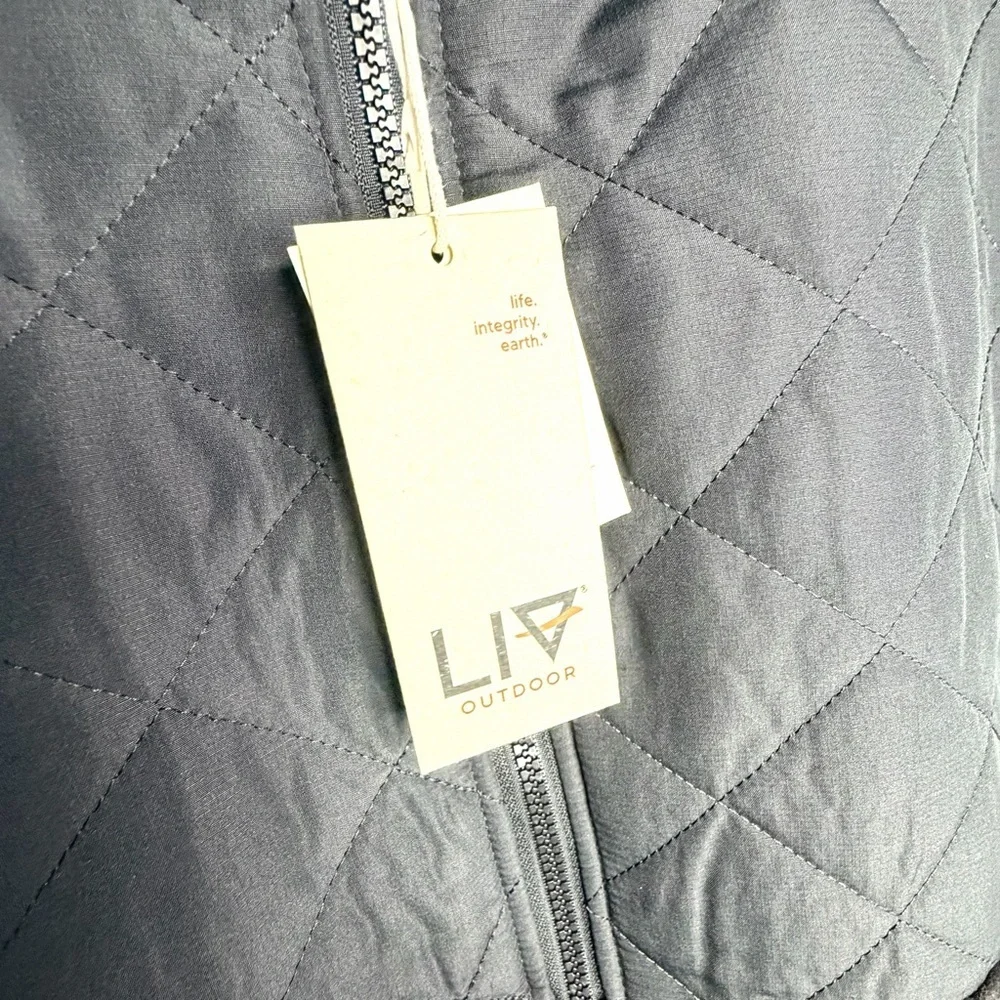 Women's Black Quilted Utility Jacket